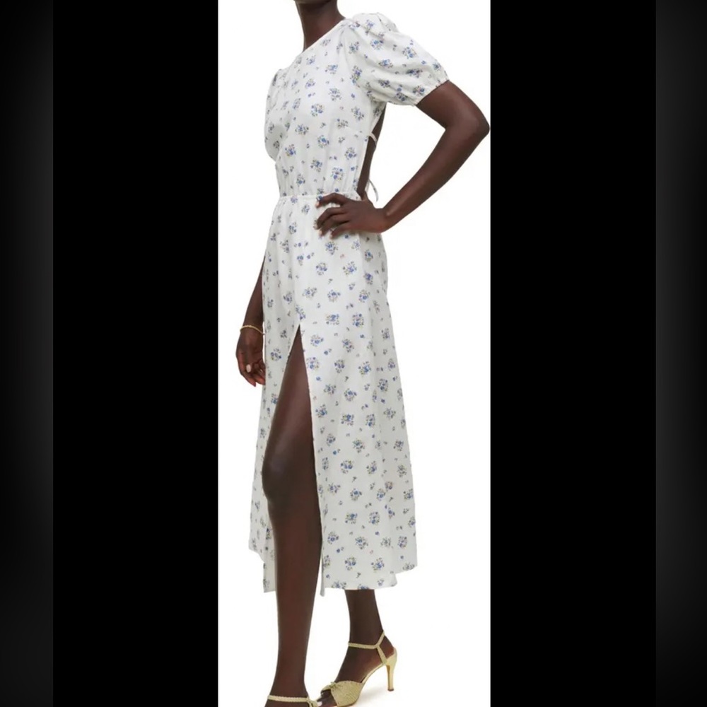 NWT Reformation Annaleis Linen Dress